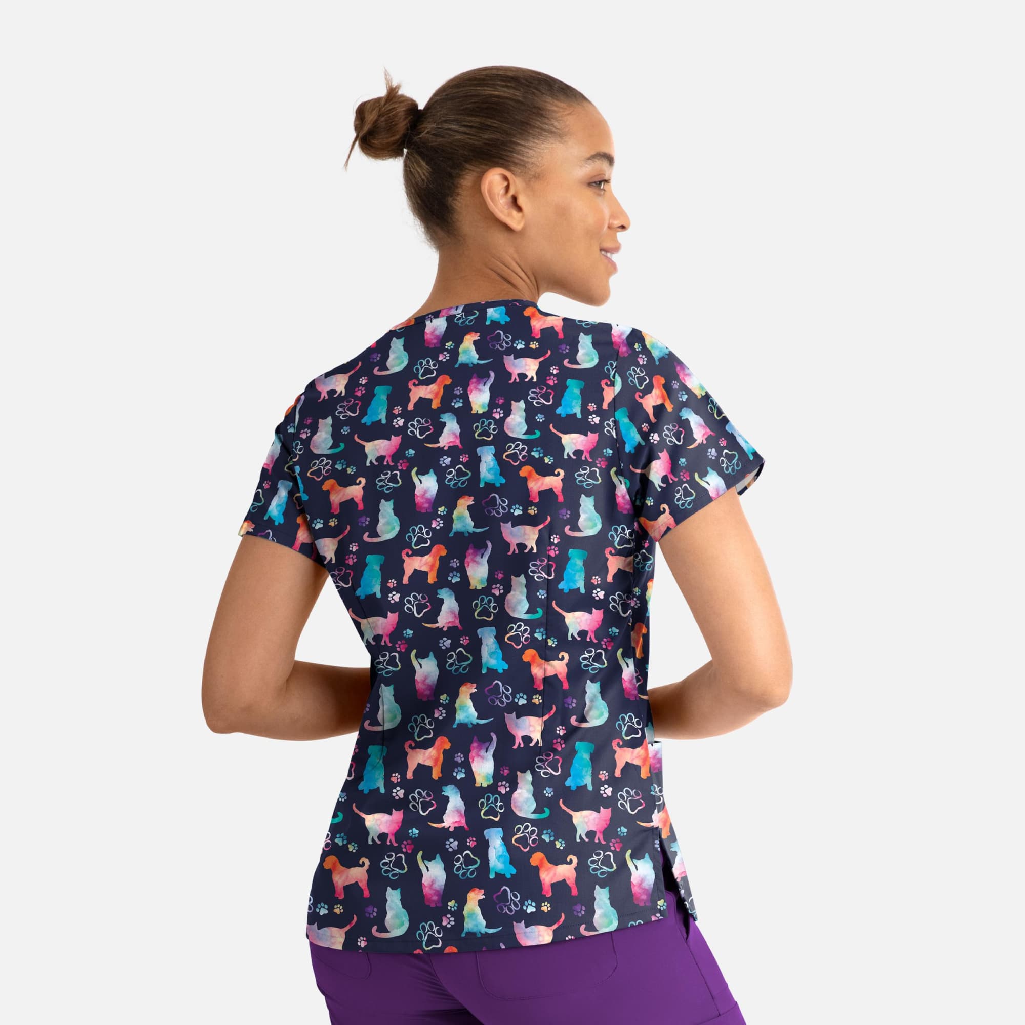 Prints Womens V-Neck Print Top