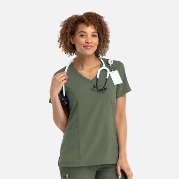 Momentum Womens Mock Wrap Top