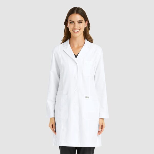 Momentum Womens Full Length Lab Coat (36")