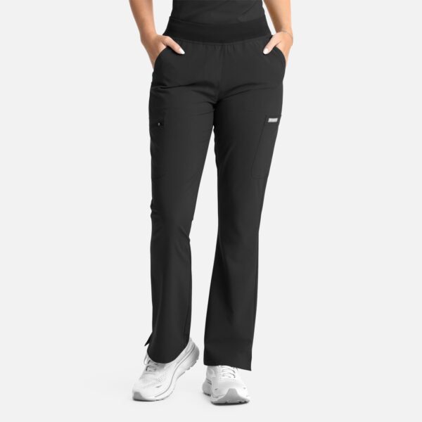 Momentum Womens Full Elastic Band Flare Leg Pant