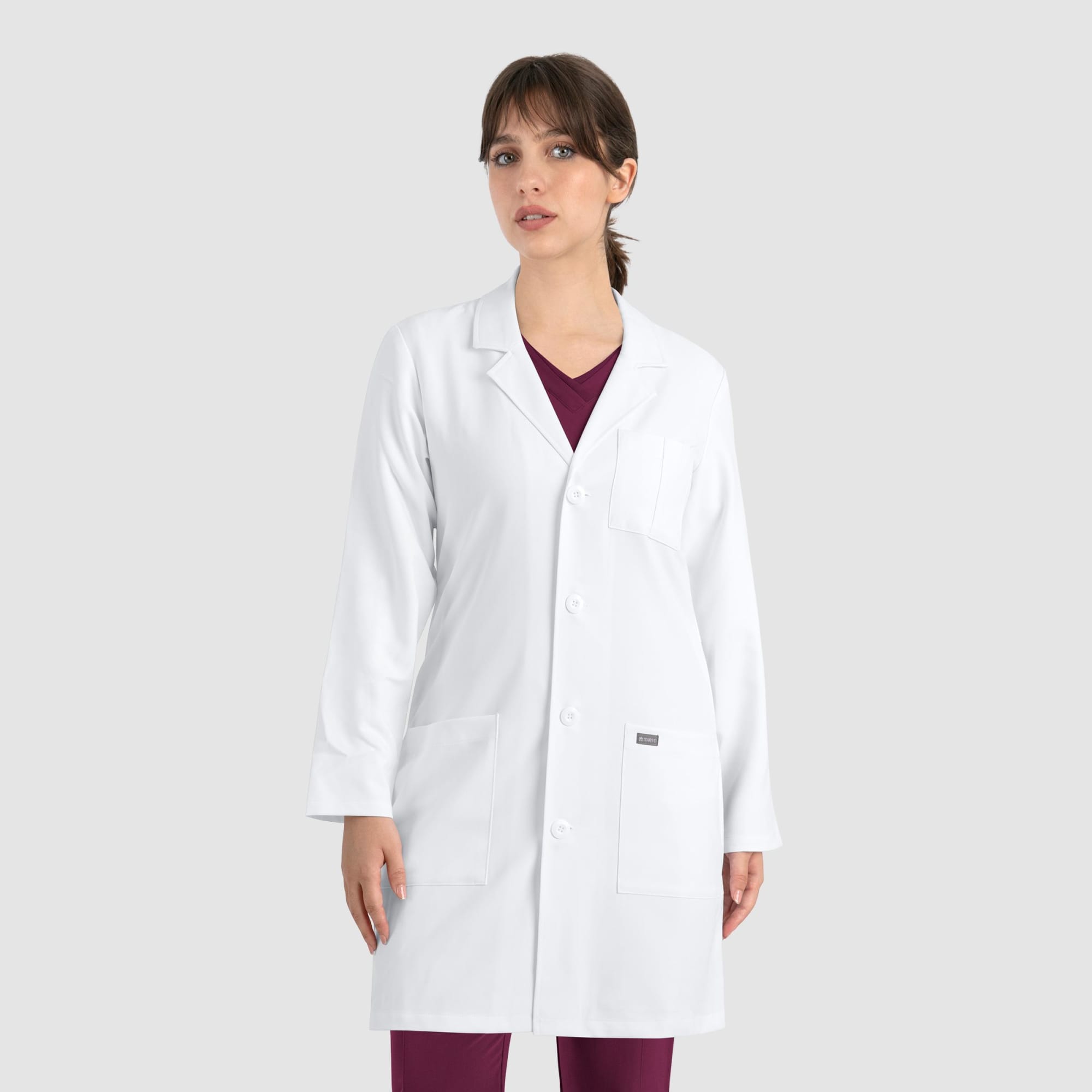 Momentum Unisexs Full Length Lab Coat (37")