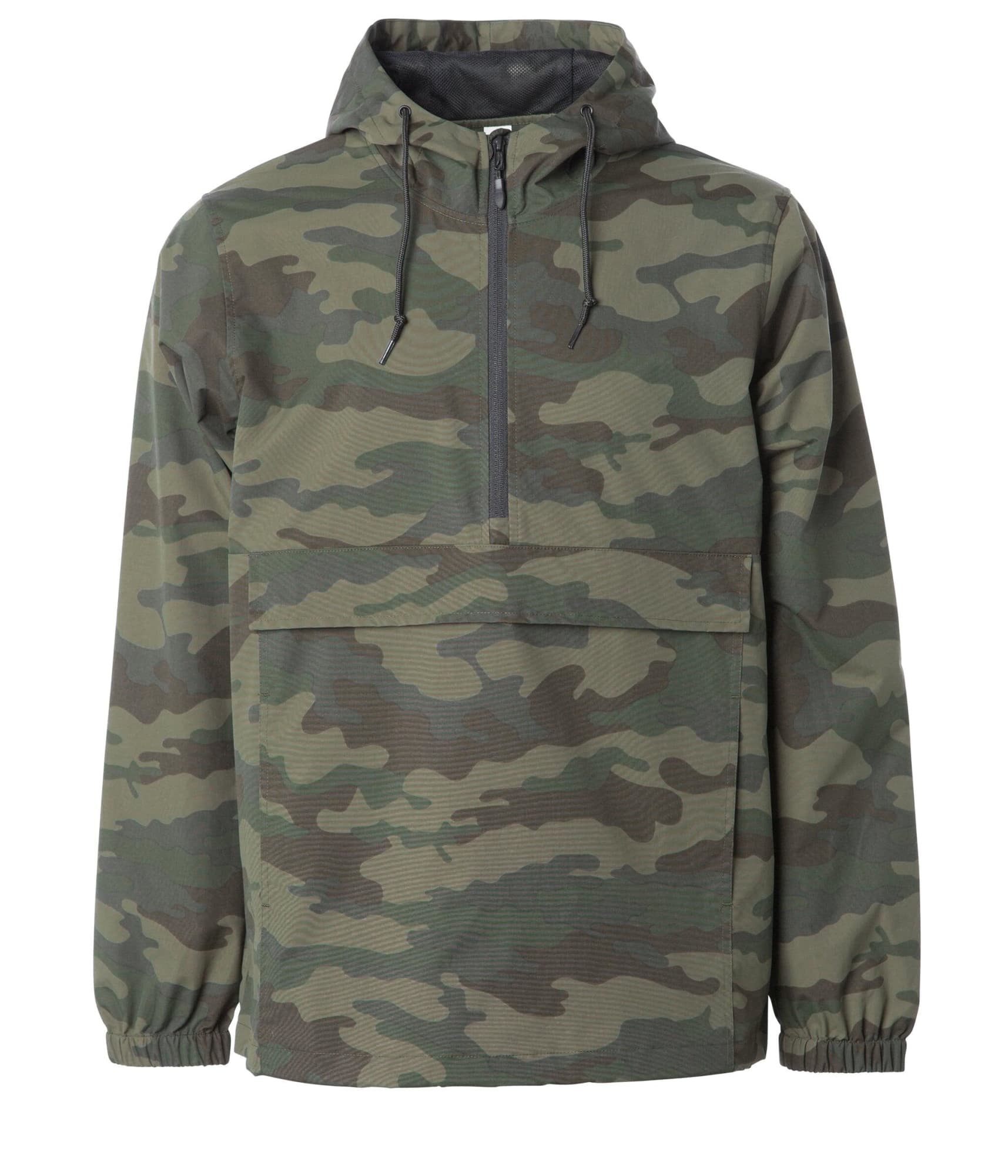 Mens Nylon Anorak Windbreaker Jacket