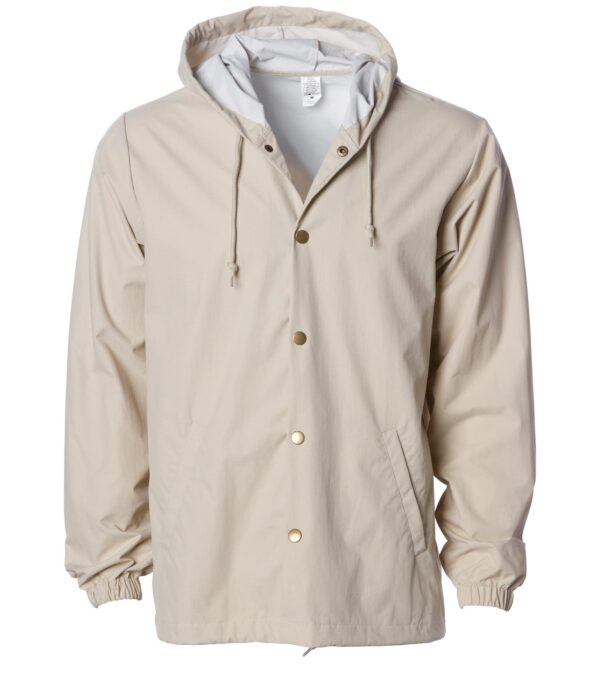 Mens Nylon Hooded Windbreaker