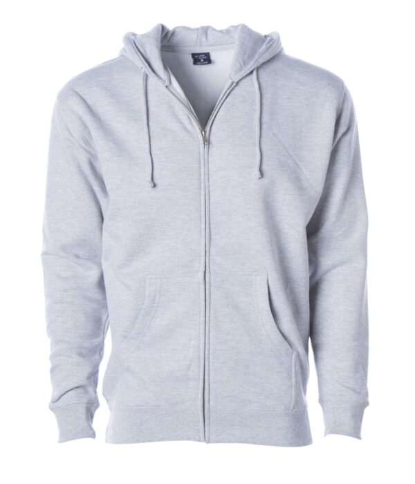 Mens Heavyweight Zip Hood
