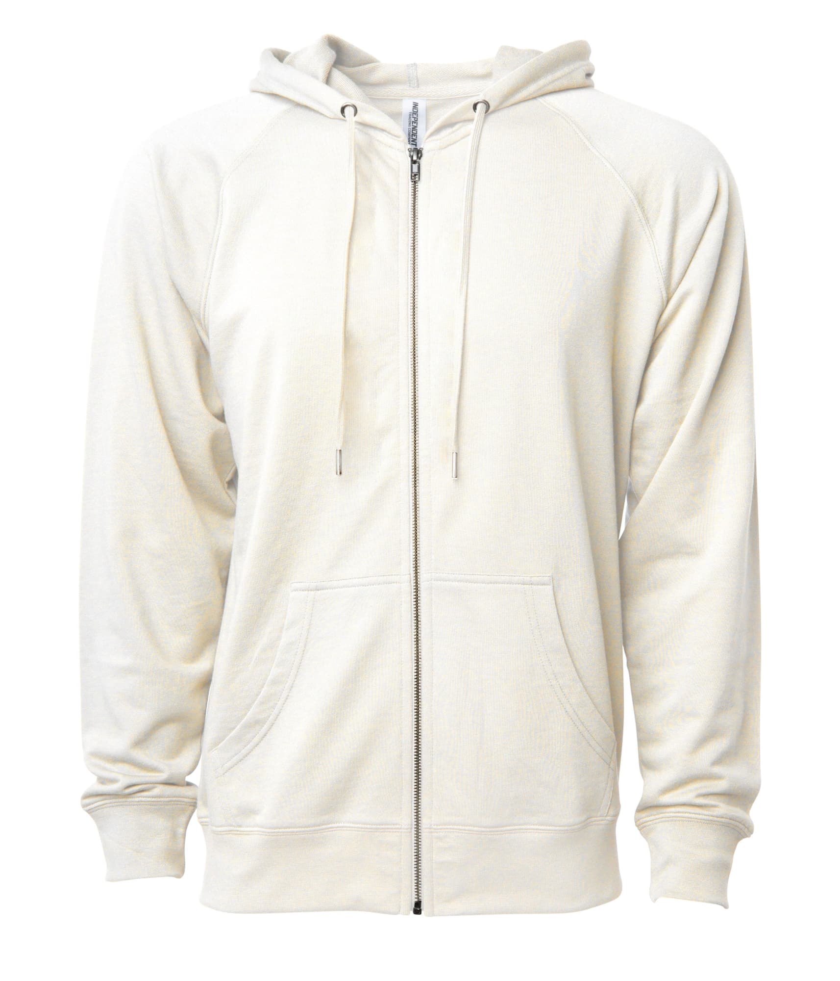 Unisex Lightweight Loopback Terry Zip