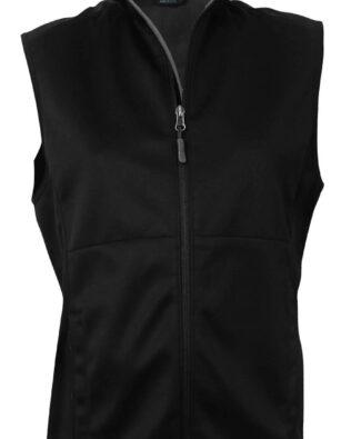 STENCIL BONDED SOFTSHELL VEST – LADIES ST-3147
