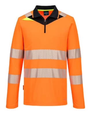 Portwest DX4 Hi-Vis Polo Shirt L/S PO-DX419