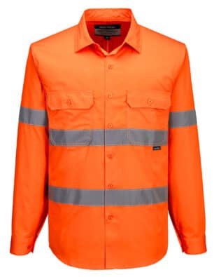 Portwest Hi-Vis Lightweight Shirt L/S PO-MA304