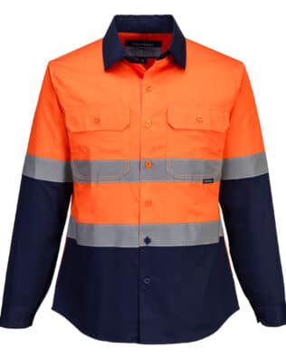 Portwest Hi-Vis Women’s Lightweight Contrast Shirt L/S PO-ML803