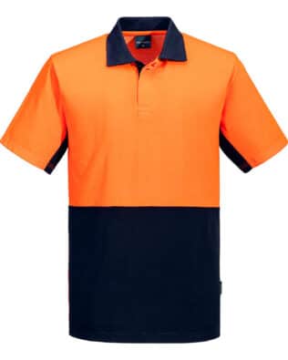 Portwest Hi-Vis Contrast Class D Polo Shirt S/S PO-MP810