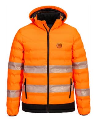 Portwest Hi-Vis Ultrasonic Heated Tunnel Jacket PO-S548