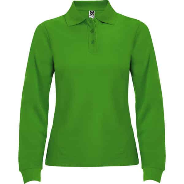 Estrella Womens Long Sleeve Polo Shirt