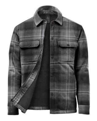 Stormtech Men’s Highland Sherpa Lined Plaid Jacket LE-CJK-1M