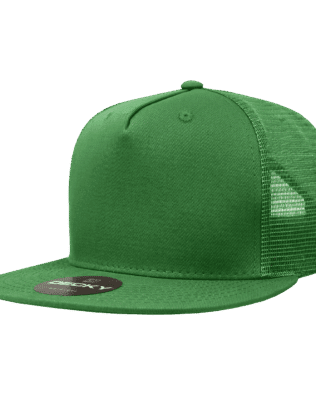 Decky 5 Panel High Profile Structured Trucker C3-1040-DKY