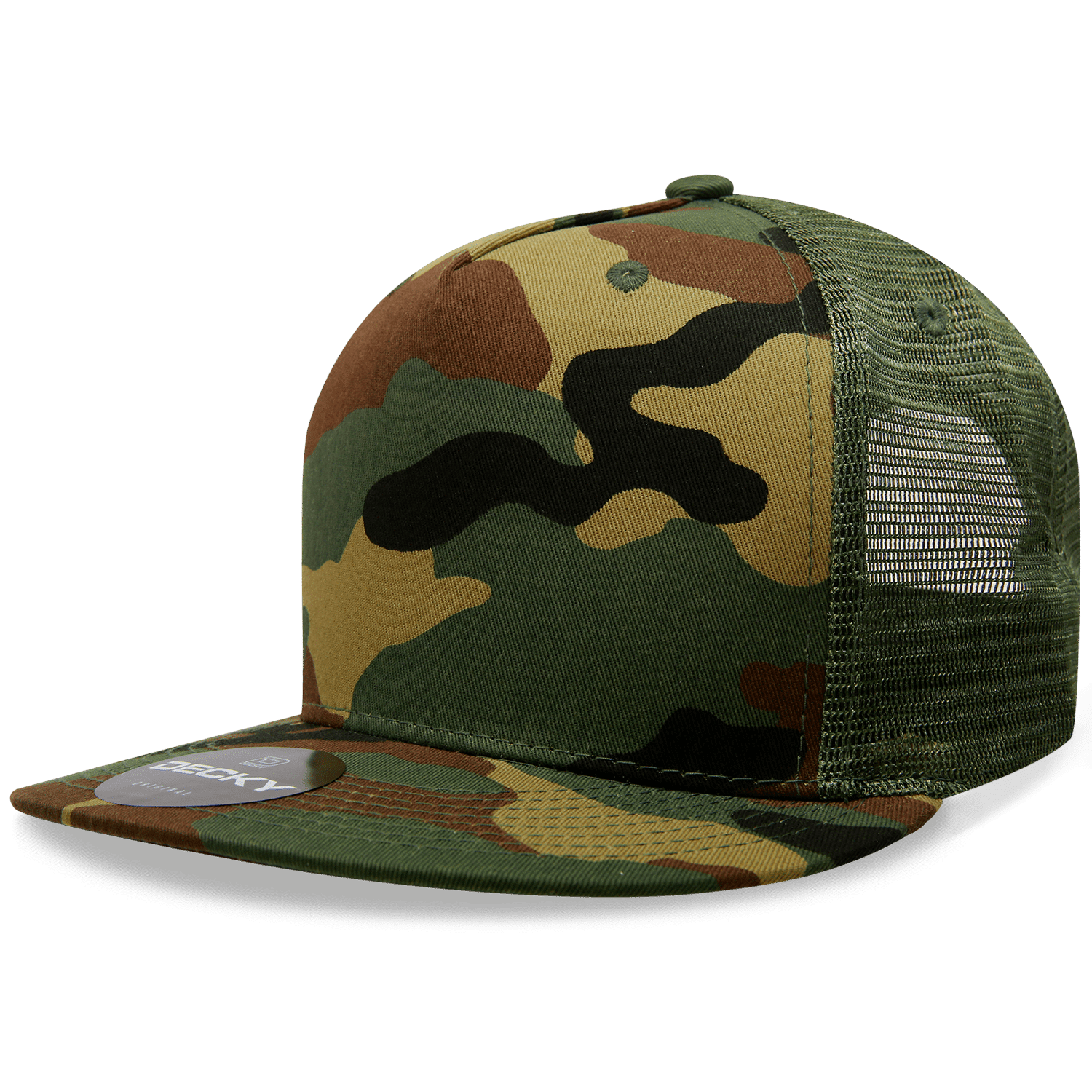 5 Panel High Profile Structured Trucker