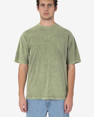 Los Angeles Apparel Short Sleeve Mineral Wash Crew Tee C3-1801MW