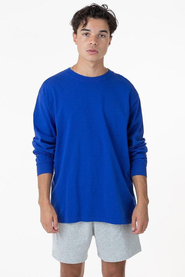 Long Sleeve Garment Dye Crewneck Tee