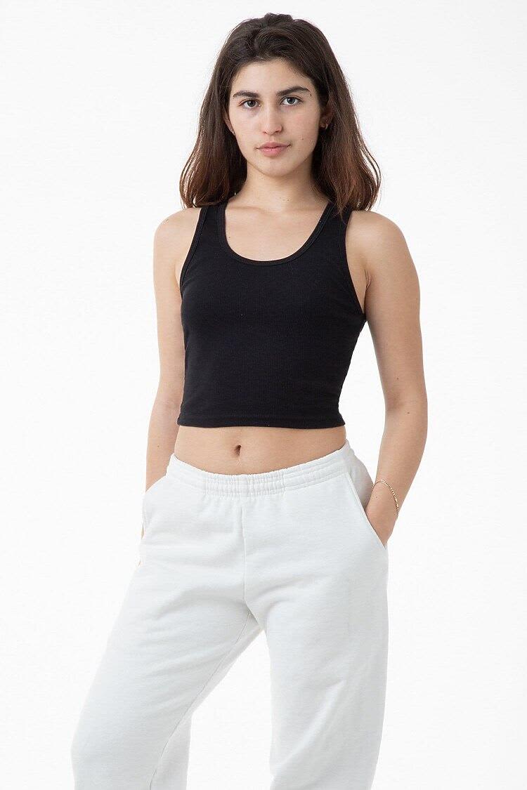 2x1 Rib Crop Tank Top