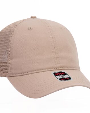 Otto 6 Panel Low Profile Trucker Dad Cap C3-121-858