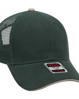 Otto 6 Panel Low Profile Trucker Cap C3-84-482