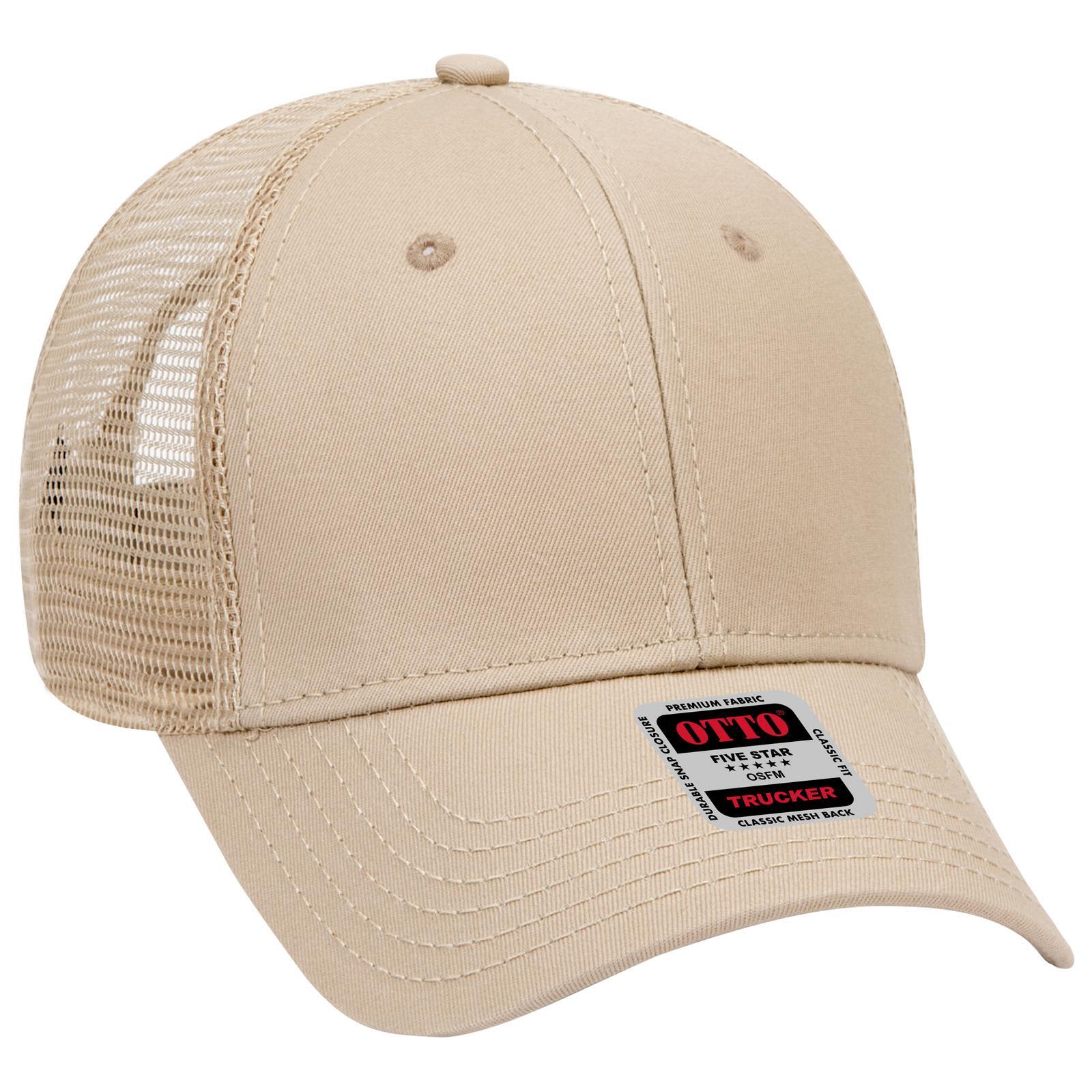 6 Panel Low Profile Trucker Cap