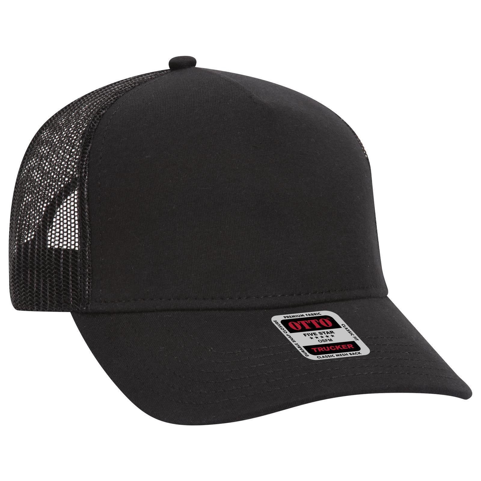 5 Panel Mid Profile Trucker Cap