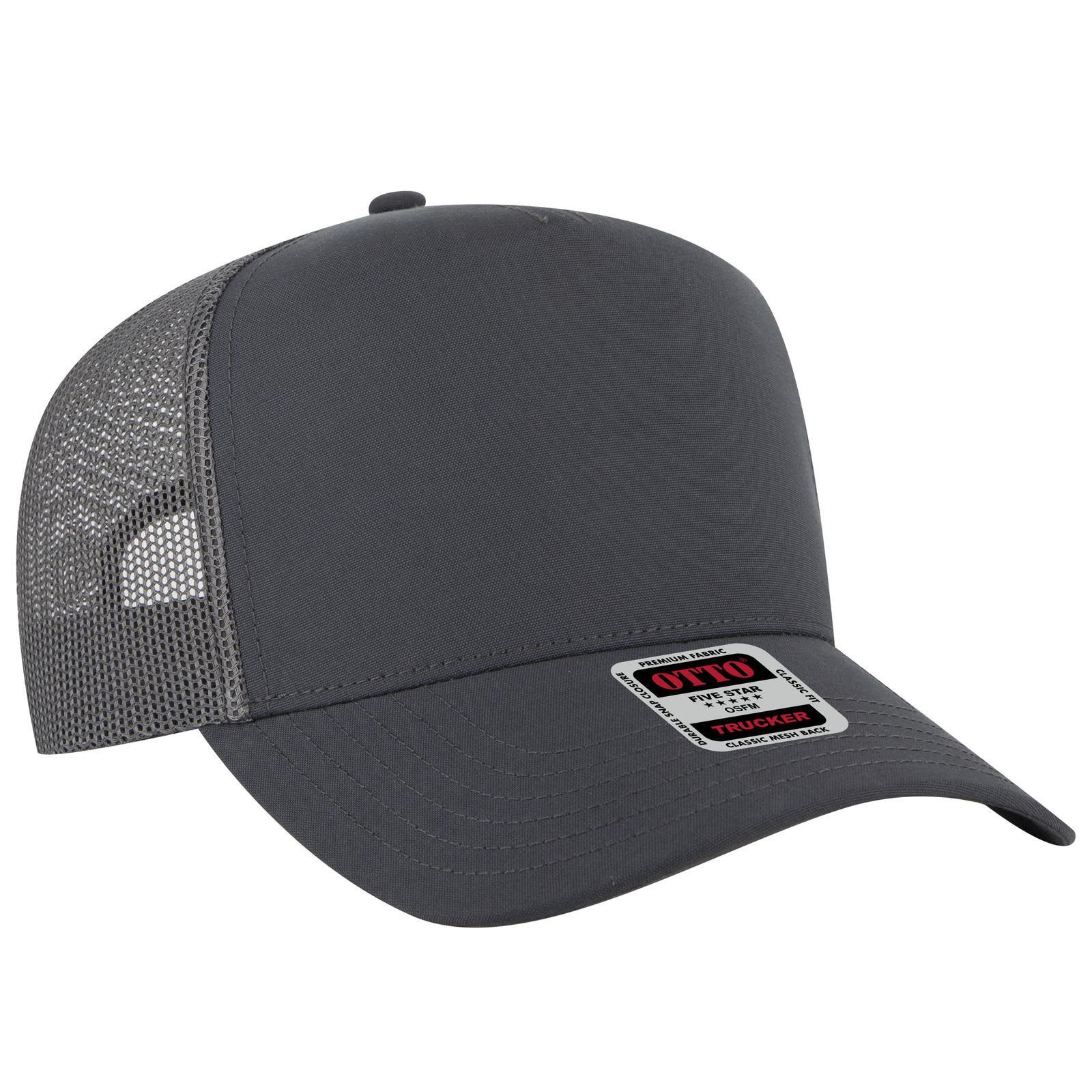 5 Panel Mid Profile Trucker Cap