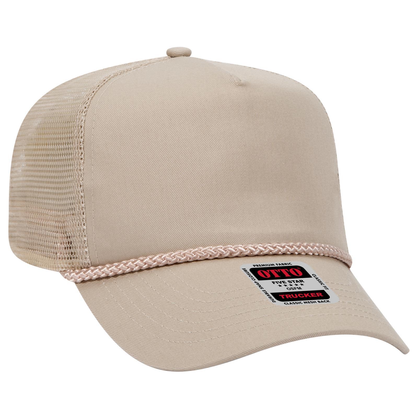 5 Panel Mid Profile Trucker Cap