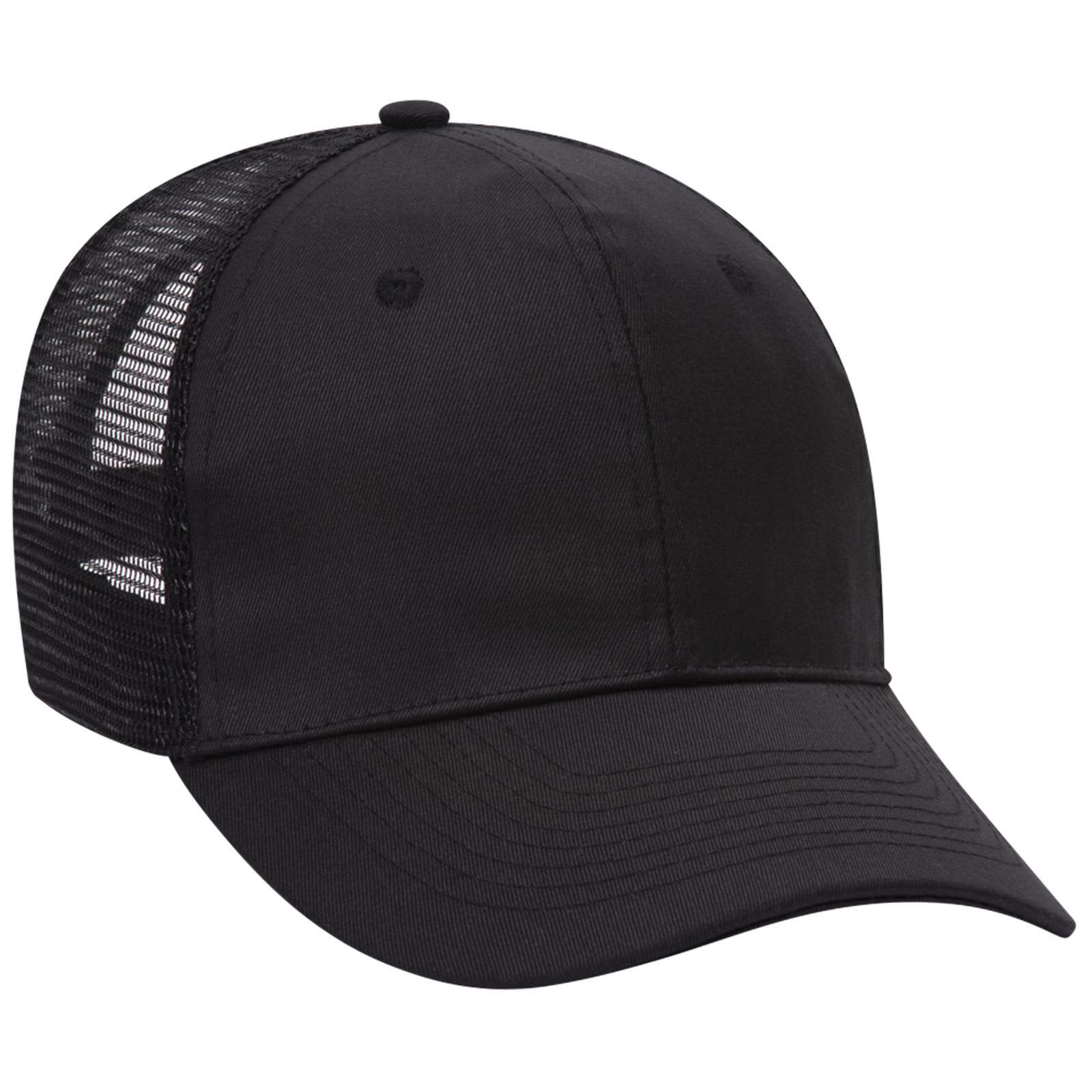 6 Panel Mid Profile Trucker Cap