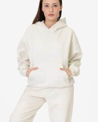 Los Angeles Apparel Mineral Wash Fleece Wide Hoodie C3-MWF1049