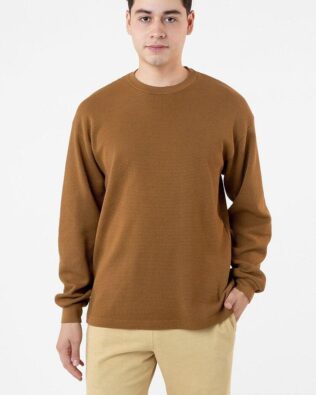 Los Angeles Apparel Garment Dye Heavy Thermal Crewneck C3-TX407GD