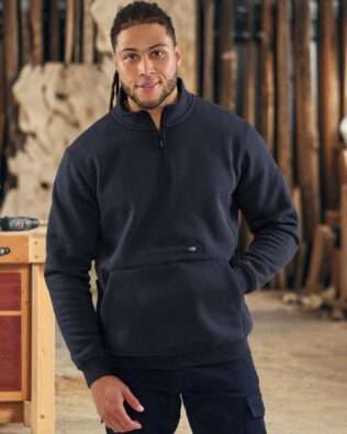 AIW Unisex Premium Fleece Half Zip Work Sweat SH-FL15