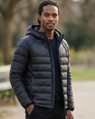 WINNING SPIRIT Adult’s Sustainable Lightweight Hooded Puffer Jacket SH-JK67