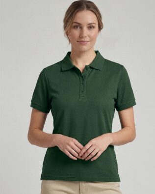 WINNING SPIRIT Ladies’ Classic Cotton/Poly Pique S/S Polo SH-PS16