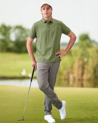 WINNING SPIRIT Men’s Ultrafine Cotton Pique Polo SH-PS71