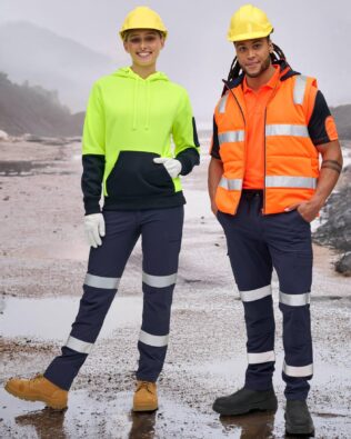 AIW DWR Water Repellent Flexi Work Pants With Tapes SH-WP30HV