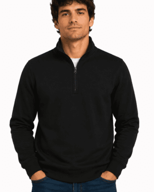 Custom Aussie Pacific MAWSON MENS 1/4 ZIP SWEATER AU-N1534