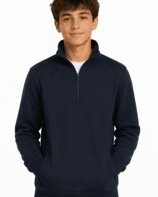 Custom Aussie Pacific MAWSON KIDS 1/4 ZIP SWEATER AU-N3534