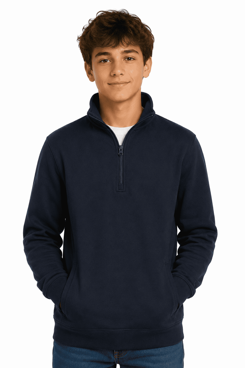 MAWSON KIDS 1/4 ZIP SWEATER
