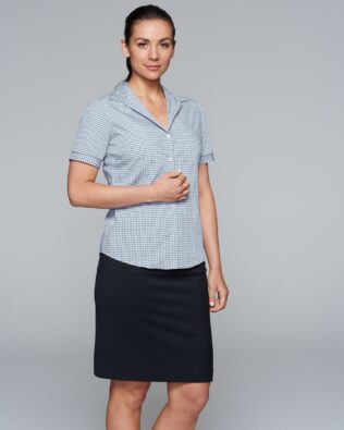 AP BUSINESS EPSOM LADY SHIRT SHORT SLEEVE RUNOUT AU-2907S