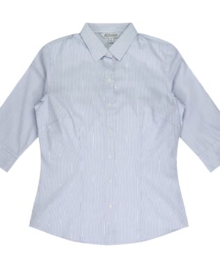 AP BUSINESS HENLEY LADY SHIRT 3/4 SLEEVE RUNOUT AU-2900T