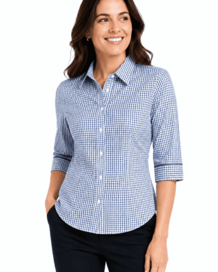 AP BUSINESS EPSOM LADY SHIRT 3/4 SLEEVE AU-2907T