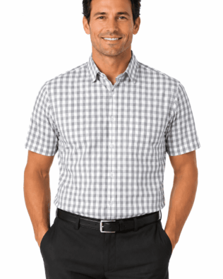 AP BUSINESS DEVONPORT MENS SHIRT SHORT SLEEVE RUNOUT AU-1908S