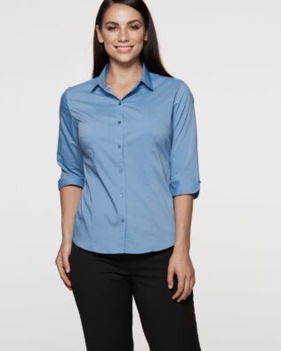 AP BUSINESS MOSMAN LADY SHIRT 3/4 SLEEVE AU-2903T