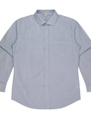 AP BUSINESS HENLEY MENS SHIRT LONG SLEEVE RUNOUT AU-1900L