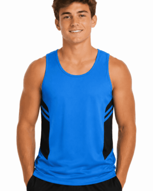 Custom Aussie Pacific TASMAN MENS SINGLETS AU-1111