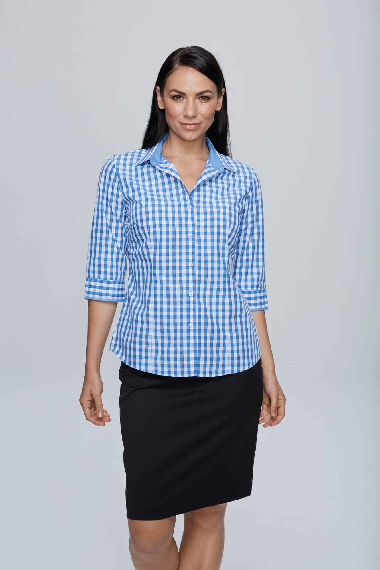DEVONPORT LADY SHIRT 3/4 SLEEVE RUNOUT