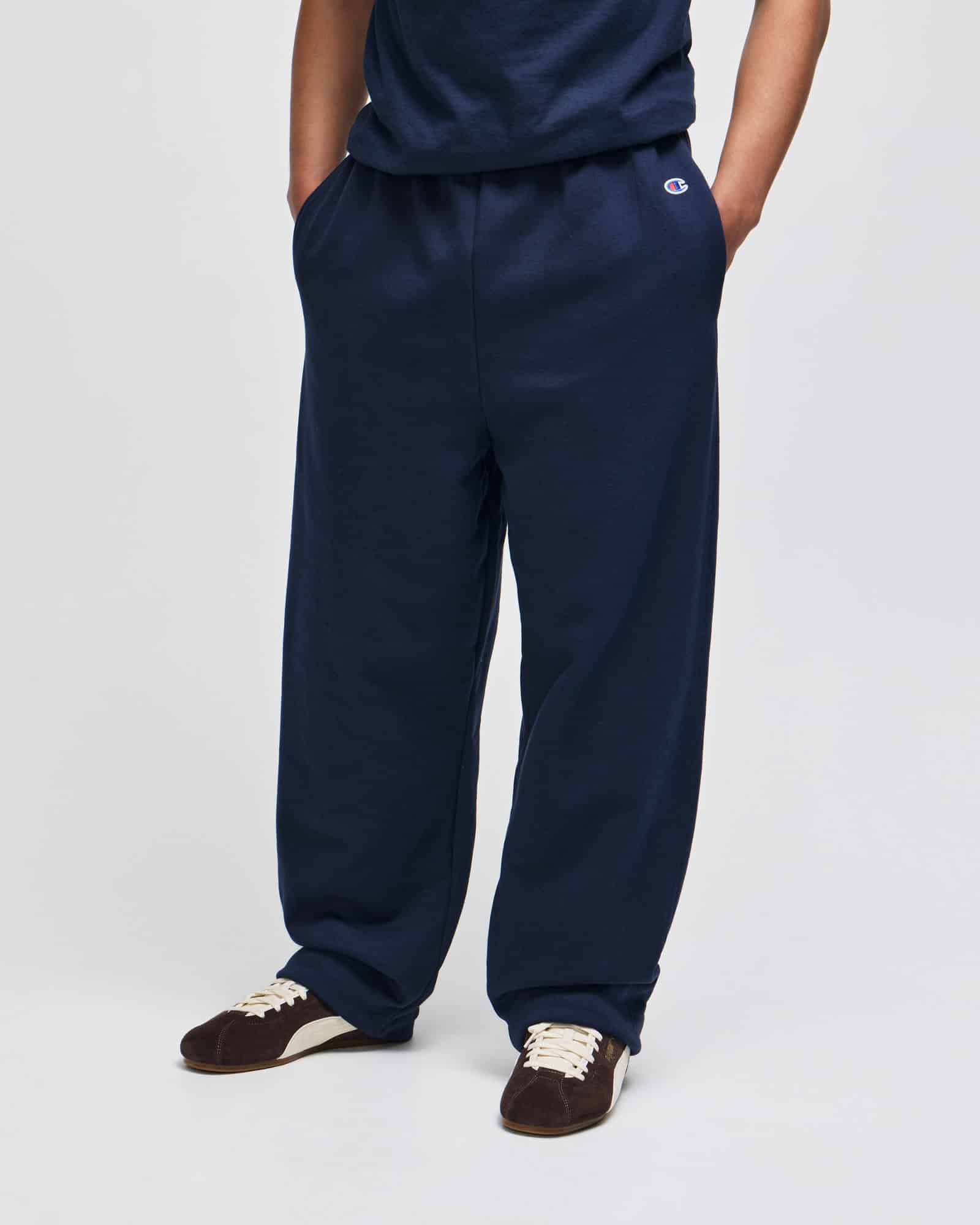 Champion Powerblend® Adult Open-Bottom Fleece Pant with Pockets