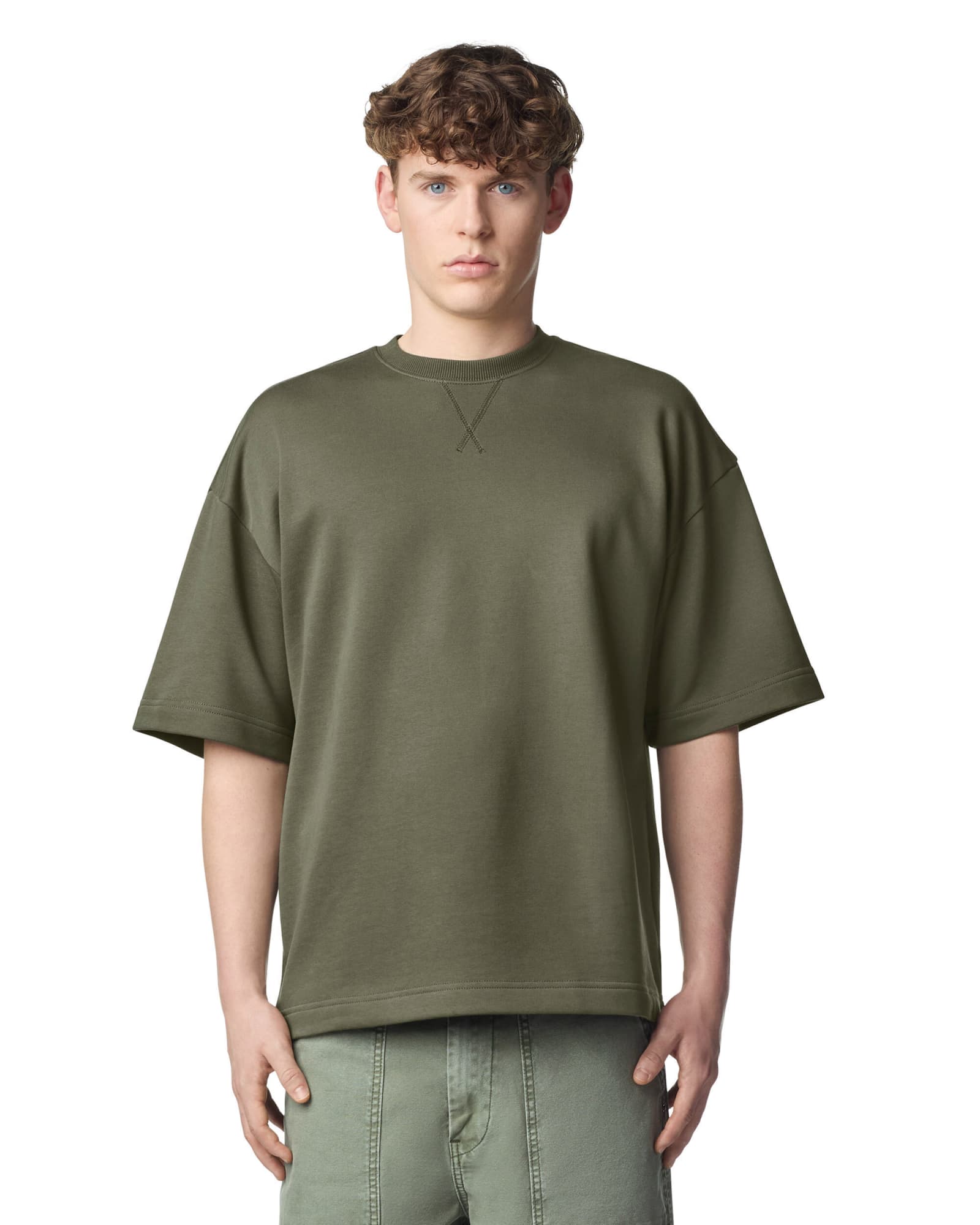 American Apparel French Terry Unisex Oversized Boxy Top