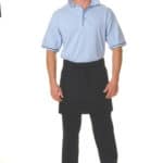 DNC Hospitality Workwear Poly Cotton Short Apron With Pocket